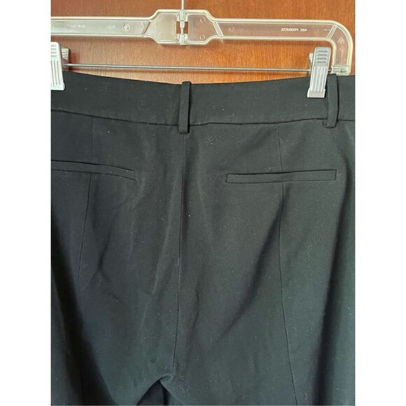 J. Crew Women’s Size 6 Black Trousers Slim Ankle Pants Polyester Viscose Blend S - Picture 4 of 6